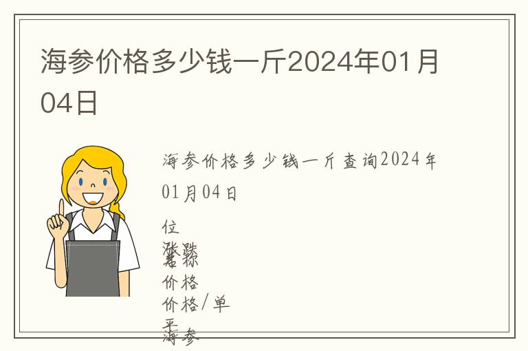 海參價格多少錢一斤2024年01月04日