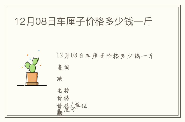 12月08日車厘子價格多少錢一斤